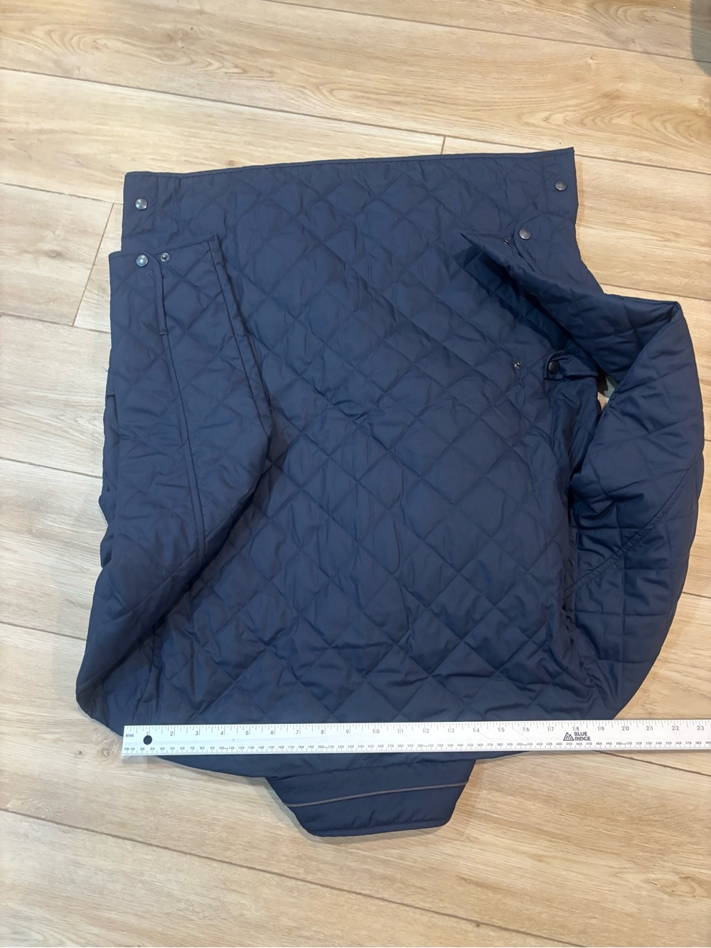 Peter Millar Suffolk Quilted Travel Coat – Men’s Large L – Navy Blue MINT!!! - Picture 11 of 13